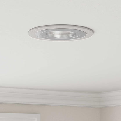 Spotlight 24 pcs Silber 9 x 9 x 2 cm Aluminium