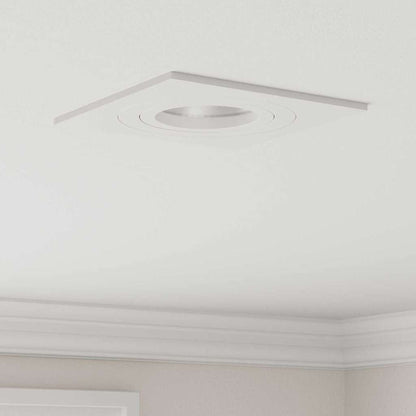 Spotlight 6 pcs Weiß 9 x 9 x 2 cm Aluminium