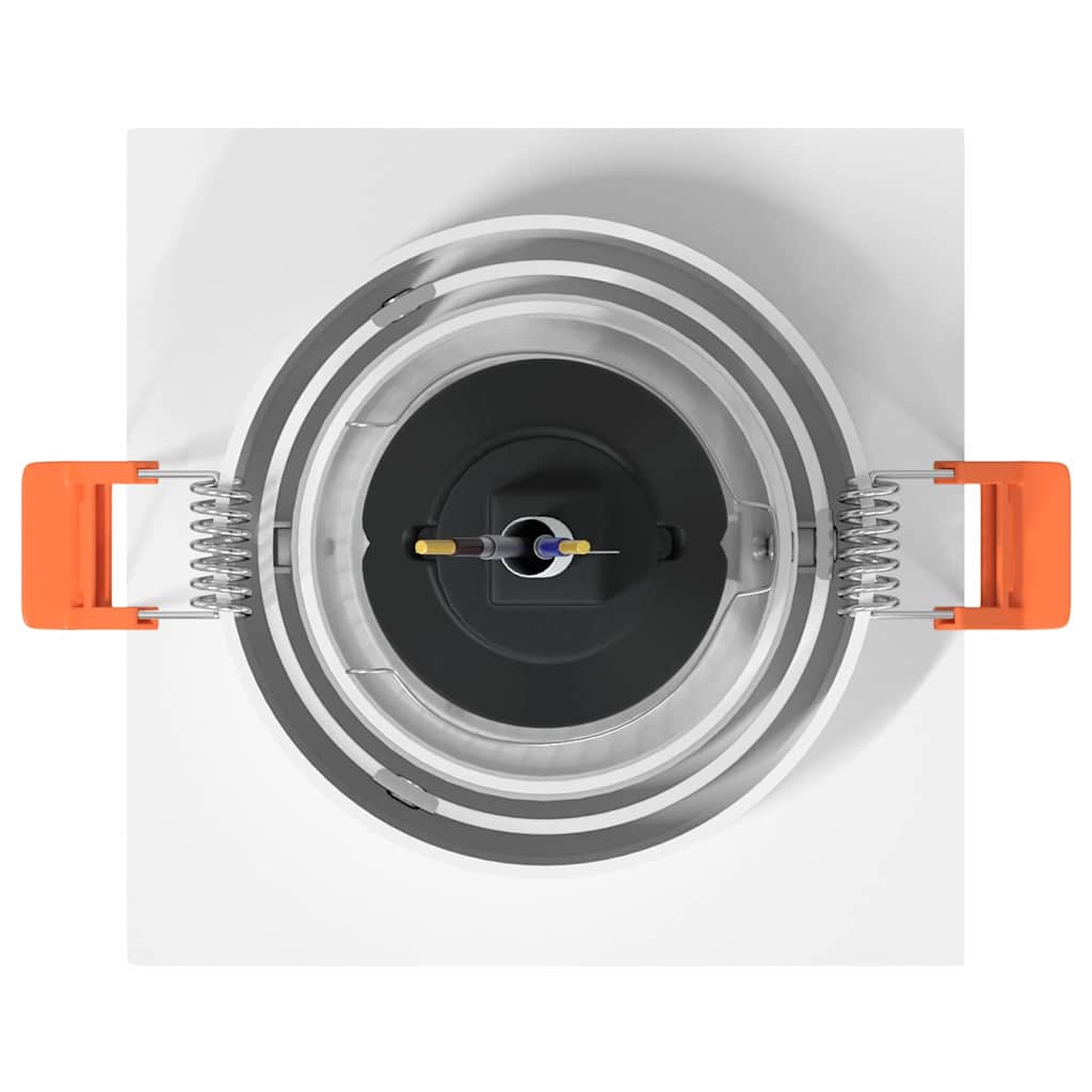 Spotlight 24 pcs Weiß 9 x 9 x 2 cm Aluminium