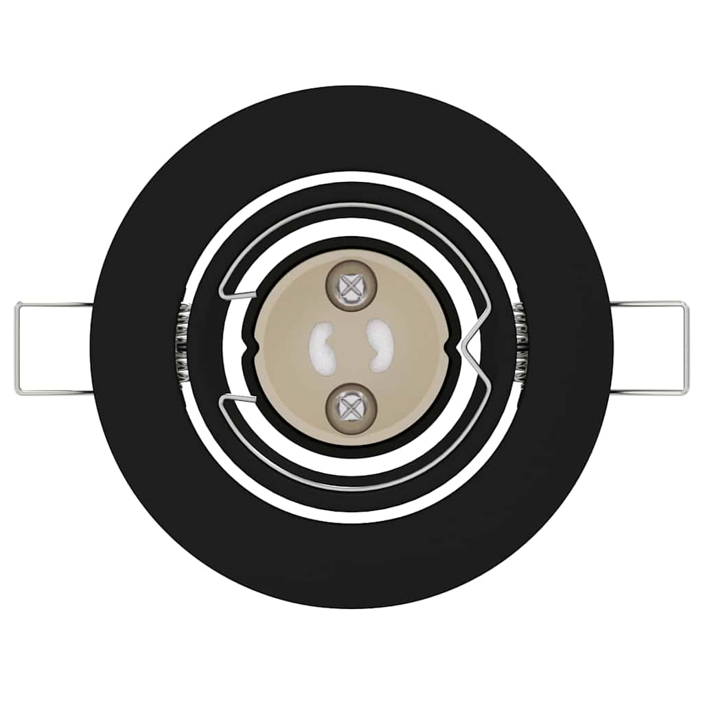 Spotlight 12 pcs Schwarz 9 x 9 x 2,5 cm Metall