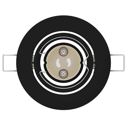 Spotlight 24 pcs Schwarz 9 x 9 x 2,5 cm Metall