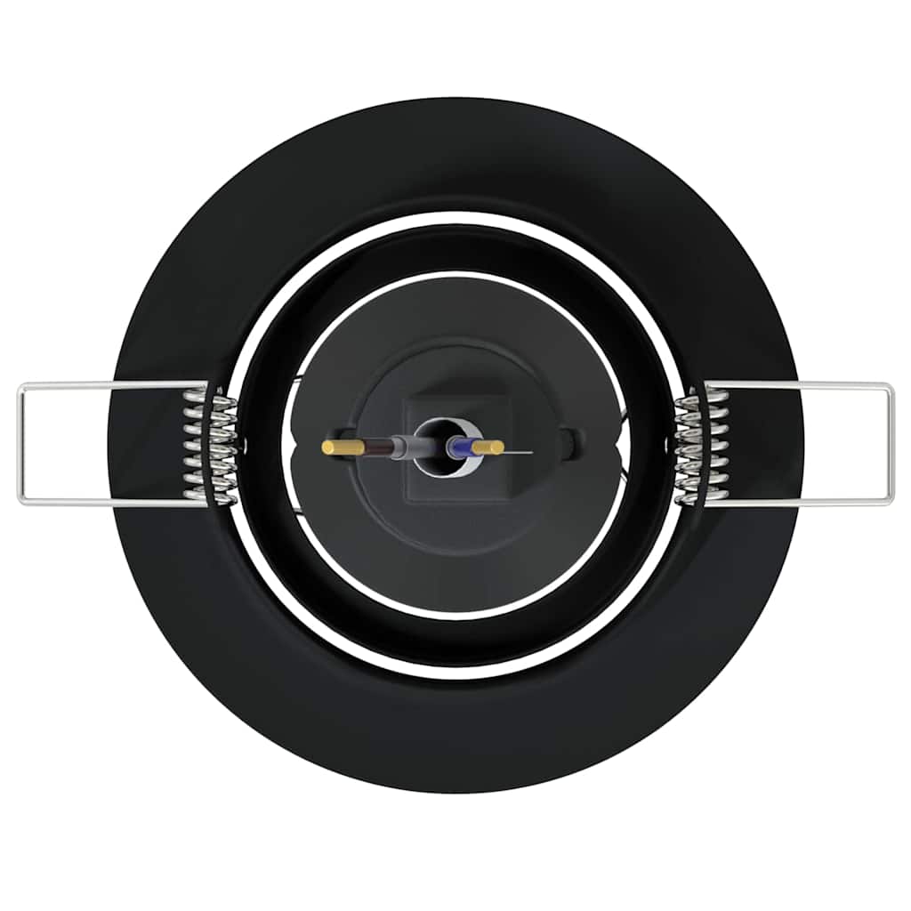 Spotlight 24 pcs Schwarz 9 x 9 x 2,5 cm Metall