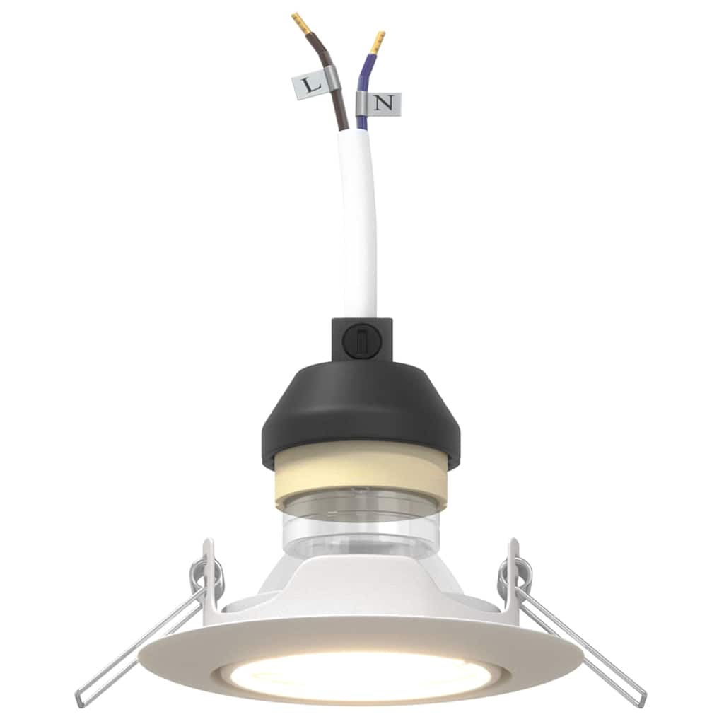 Spotlight 12 pcs Weiß 9 x 9 x 2,5 cm Metall