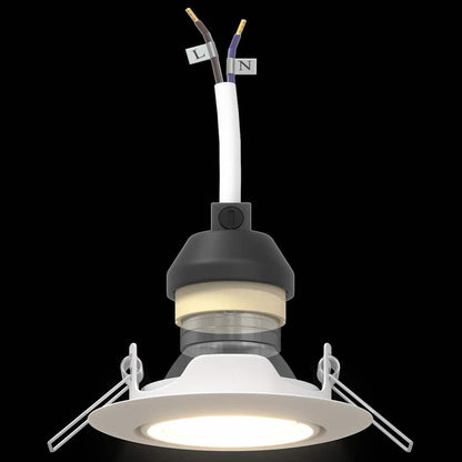 Spotlight 12 pcs Weiß 9 x 9 x 2,5 cm Metall