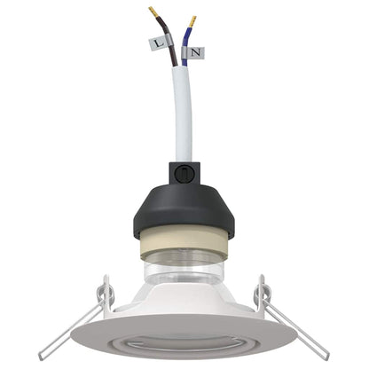 Spotlight 12 pcs Weiß 9 x 9 x 2,5 cm Metall