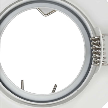 Spotlight 24 pcs Weiß 9 x 9 x 2,5 cm Metall