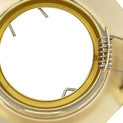 Spotlight 6 pcs Gold 9 x 9 x 2,5 cm Metall