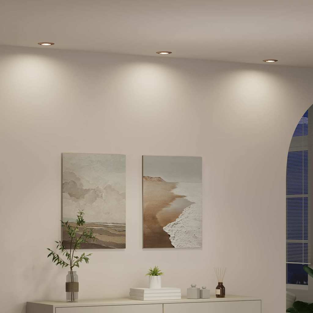 Spotlight 12 pcs Kupfer 9 x 9 x 2,5 cm Metall