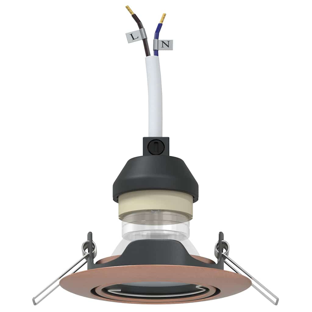 Spotlight 24 pcs Kupfer 9 x 9 x 2,5 cm Metall