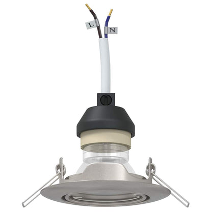 Spotlight 6 pcs Silber 9 x 9 x 2,5 cm Metall