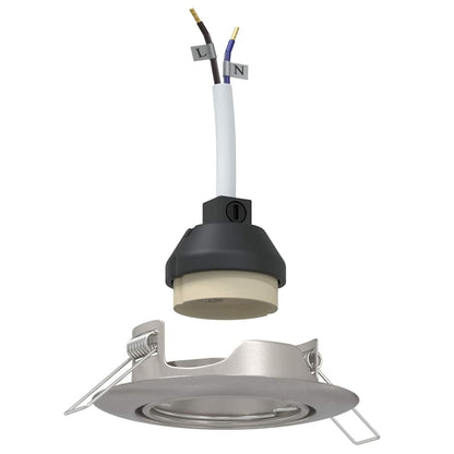 Spotlight 24 pcs Silber 9 x 9 x 2,5 cm Metall