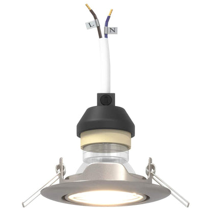 Spotlight 24 pcs Silber 9 x 9 x 2,5 cm Metall