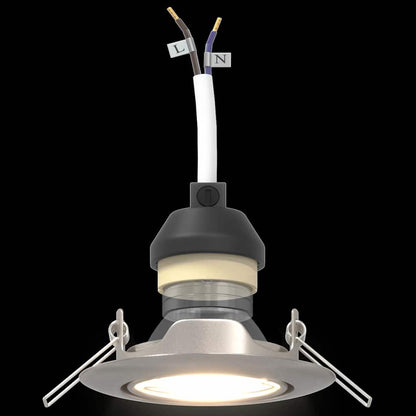 Spotlight 24 pcs Silber 9 x 9 x 2,5 cm Metall