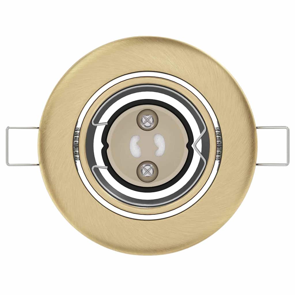 Spotlight 12 pcs Messing 9 x 9 x 2,5 cm Metall