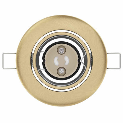 Spotlight 12 pcs Messing 9 x 9 x 2,5 cm Metall