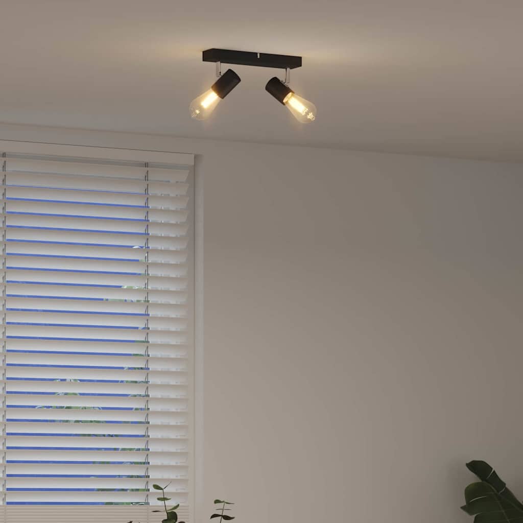 Deckenstrahler Schwarz 26 x 6.5 x 11.5 cm Stahl