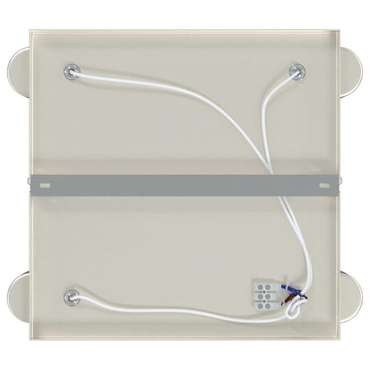 Deckenstrahler Gebürstetes Nickel 26.5 x 26 x 11.5 cm Stahl