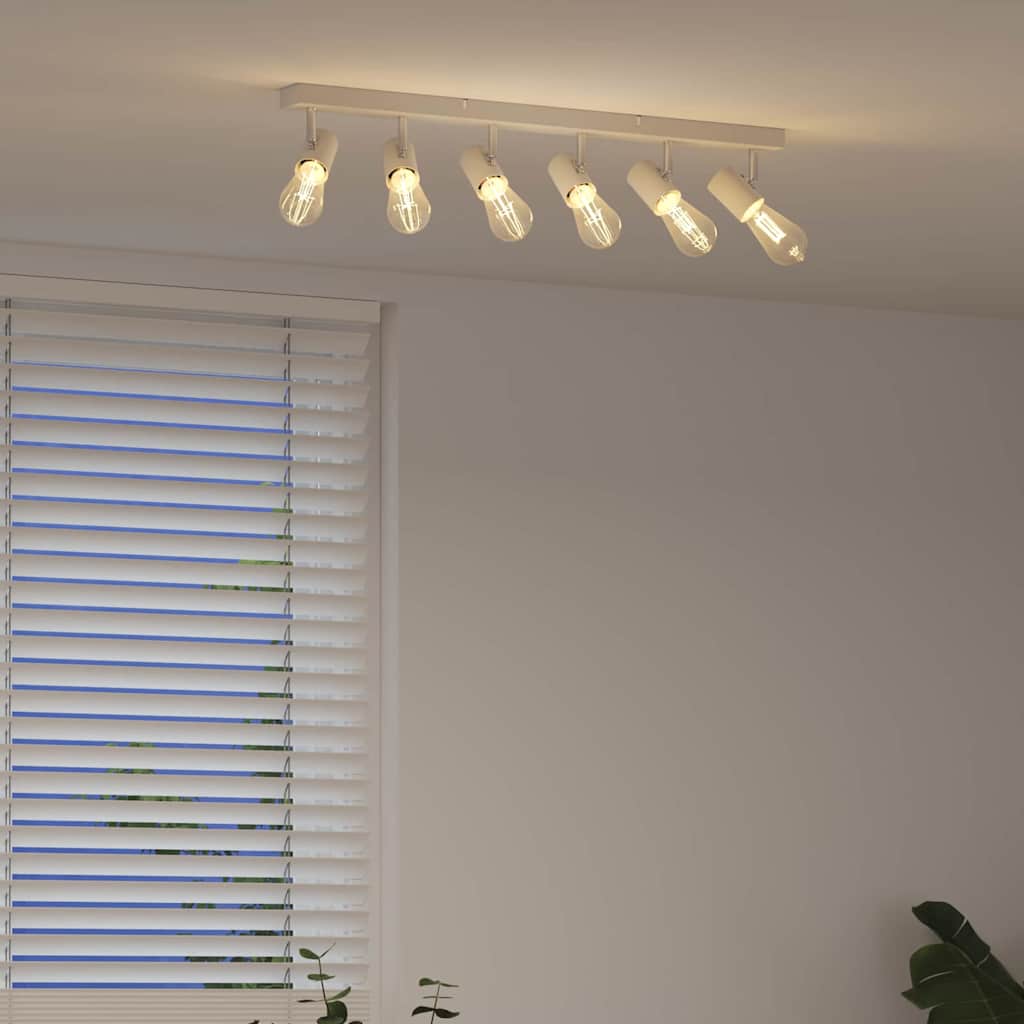 Deckenstrahler Weiß 73 x 6.5 x 11.5 cm Stahl