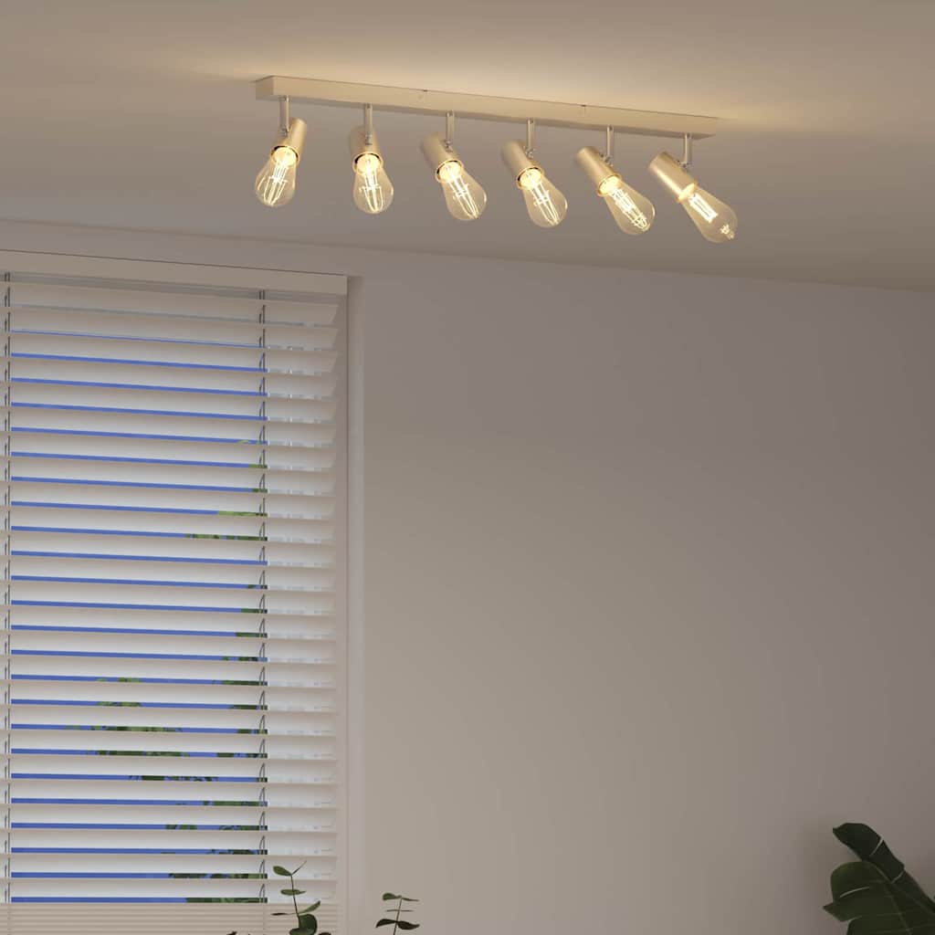 Deckenstrahler Edelstahl gebürstet 73 x 6.5 x 11.5 cm Stahl