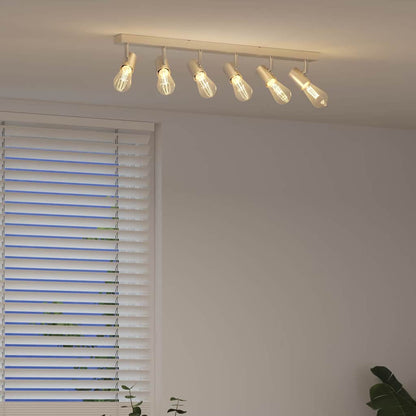 Deckenstrahler Edelstahl gebürstet 73 x 6.5 x 11.5 cm Stahl