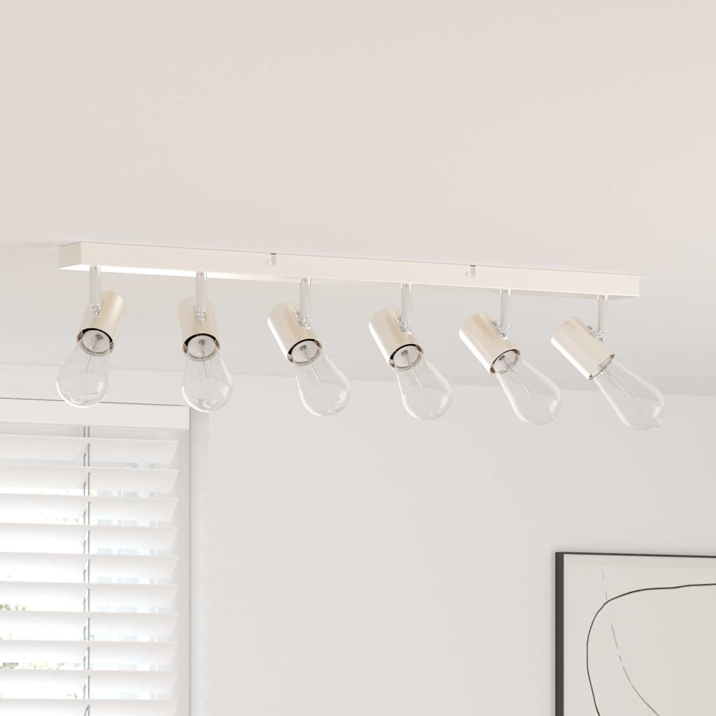 Deckenstrahler Edelstahl gebürstet 73 x 6.5 x 11.5 cm Stahl