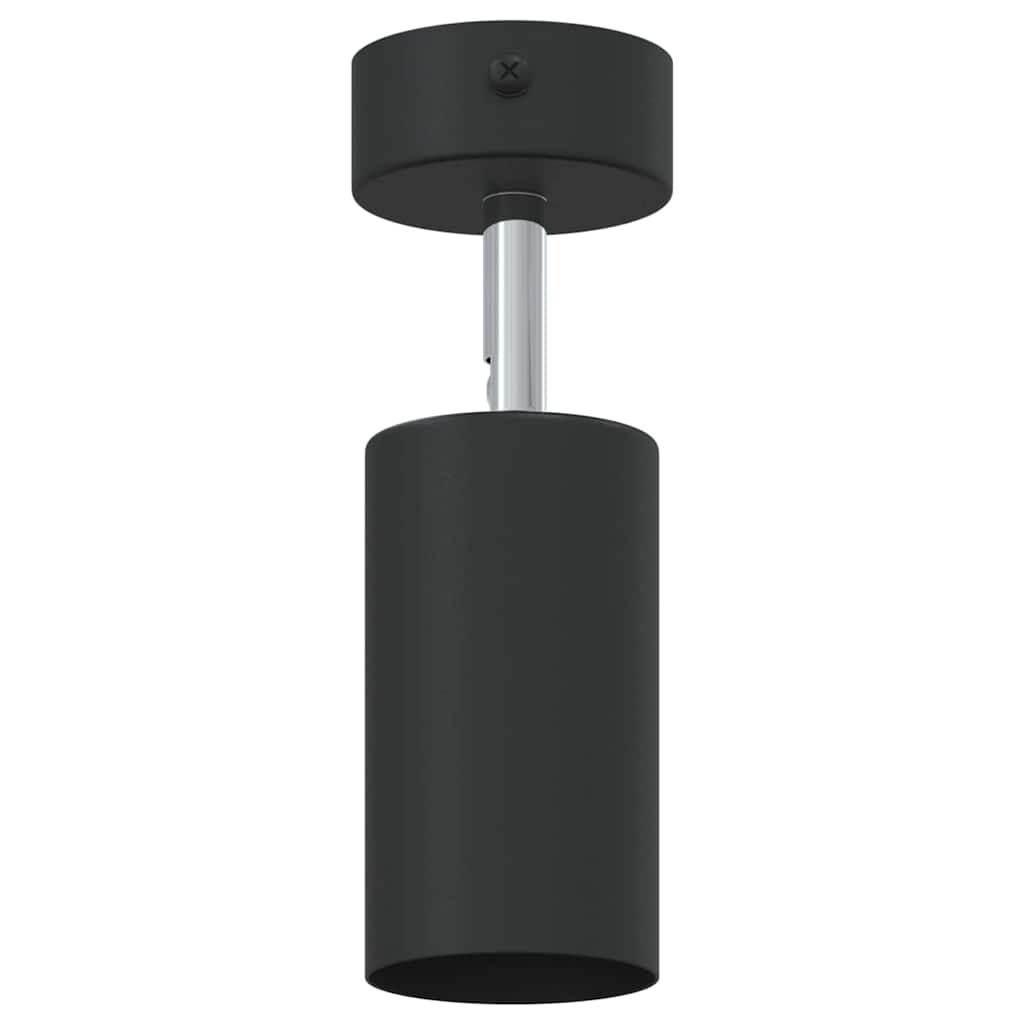 Deckenstrahler Schwarz 6 x 6 x 16.5 cm Stahl