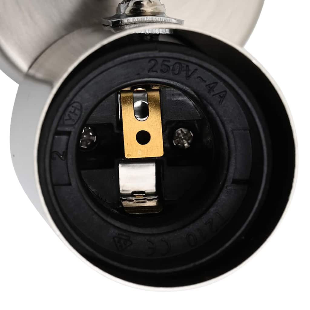 Deckenstrahler Gebürstetes Nickel 38 x 5.5 x 16.5 cm Stahl