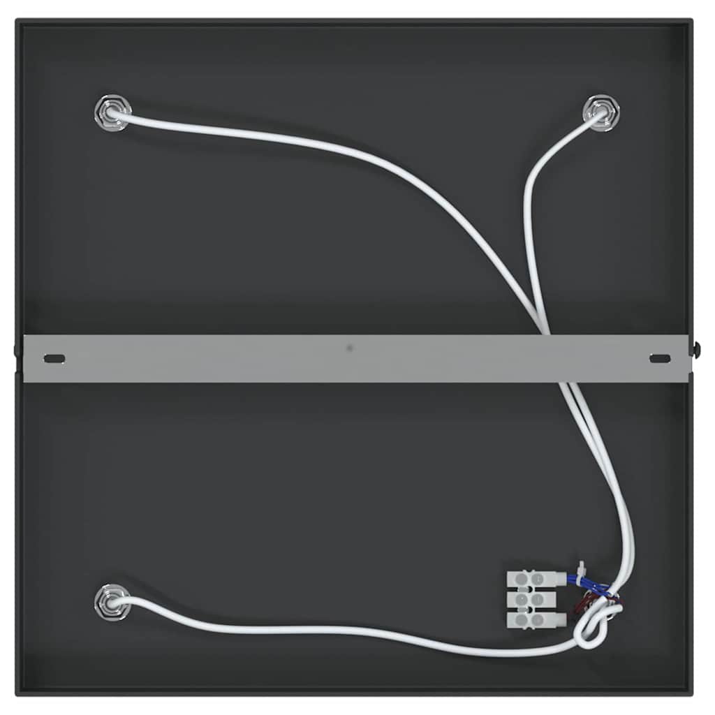 Deckenstrahler Schwarz 26 x 26 x 16.5 cm Stahl