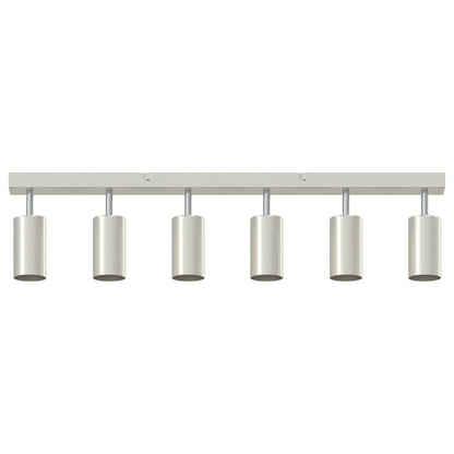 Deckenstrahler Gebürstetes Nickel 73 x 5.5 x 16.5 cm Stahl