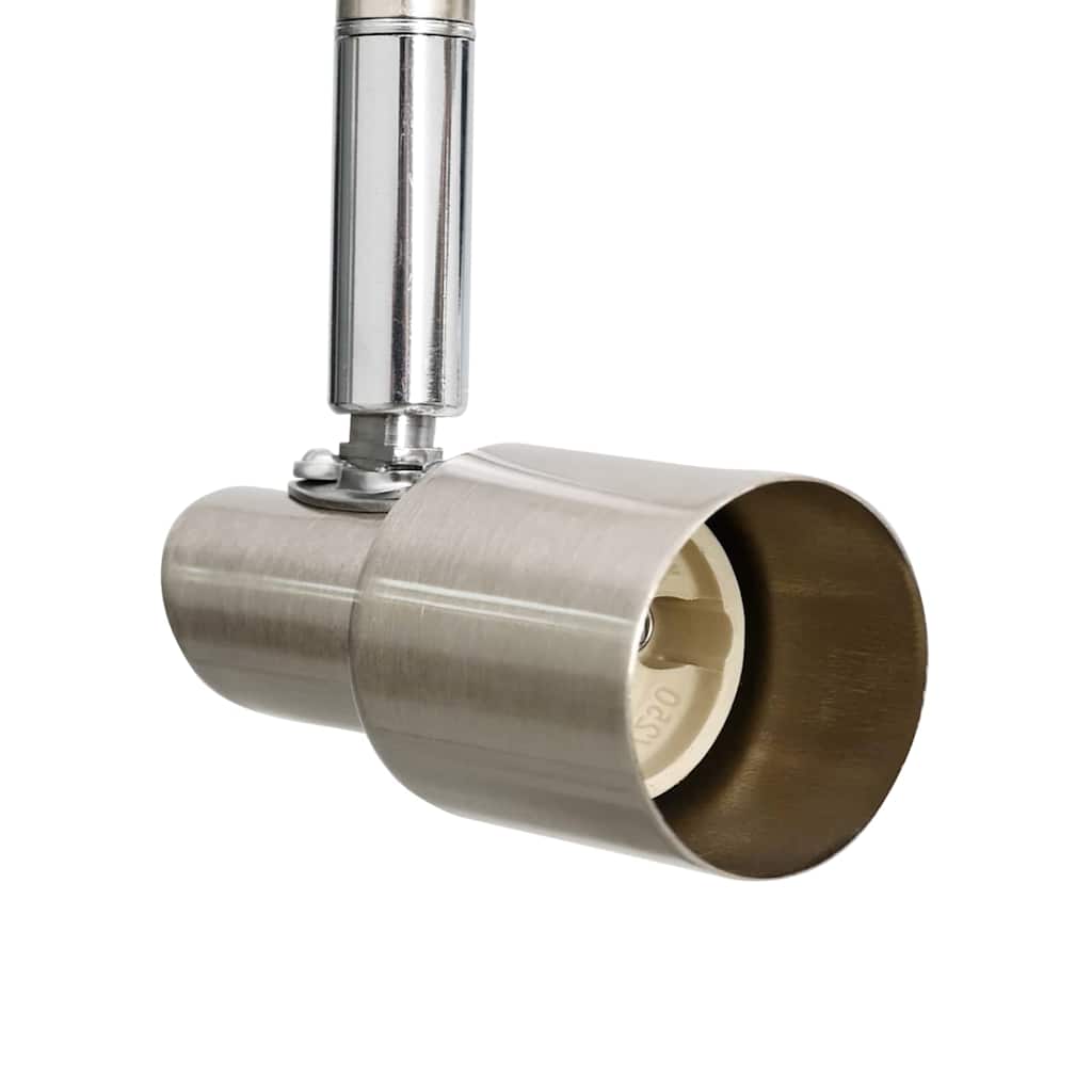 Deckenstrahler Gebürstetes Nickel 25.5 x 8 x 11 cm Stahl