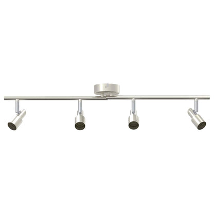 Deckenstrahler Gebürstetes Nickel 70 x 9 x 12.5 cm Stahl