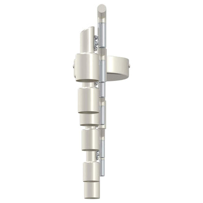 Deckenstrahler Gebürstetes Nickel 176.5 x 9.5 x 14 cm Stahl