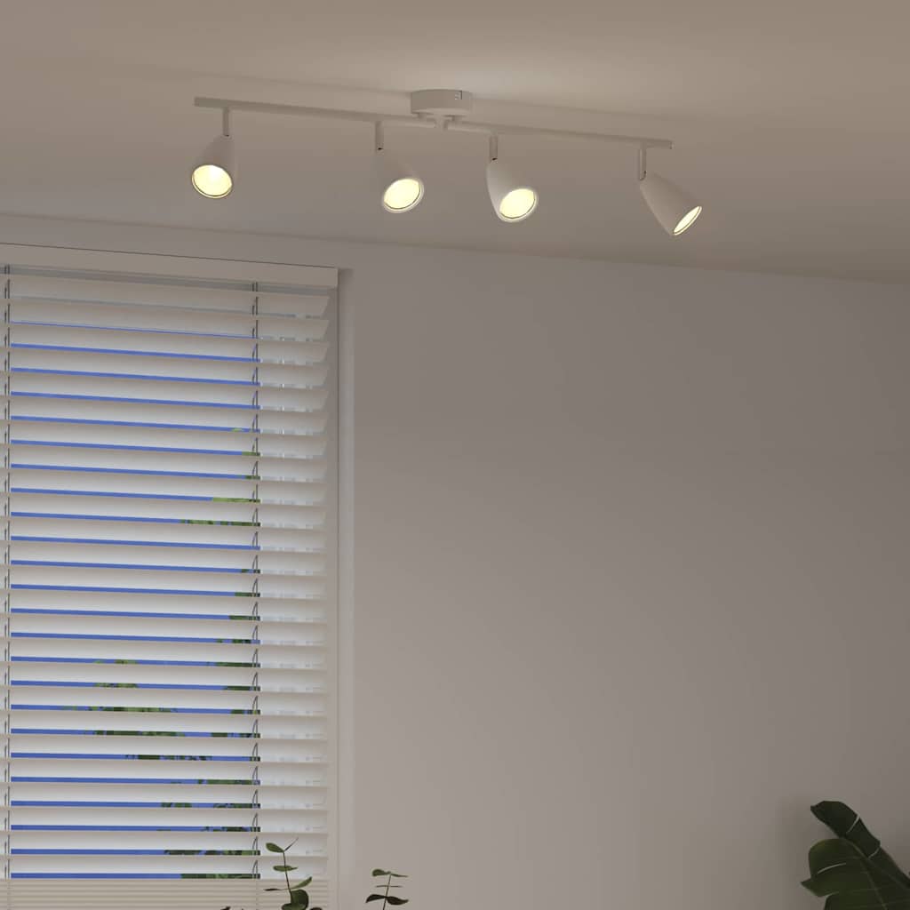 Deckenstrahler Weiß 69.5 x 12.5 x 10.5 cm Stahl