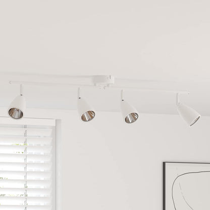 Deckenstrahler Weiß 69.5 x 12.5 x 10.5 cm Stahl