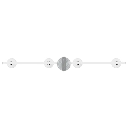 Deckenstrahler Weiß 69.5 x 12.5 x 10.5 cm Stahl