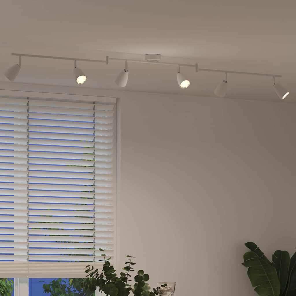 Deckenstrahler Weiß 176.5 x 13.5 x 12.5 cm Stahl