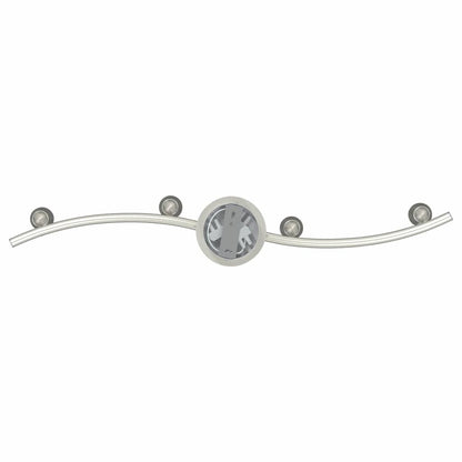 Deckenstrahler Mattnickel 58,5 x 15 x 12 cm Stahl