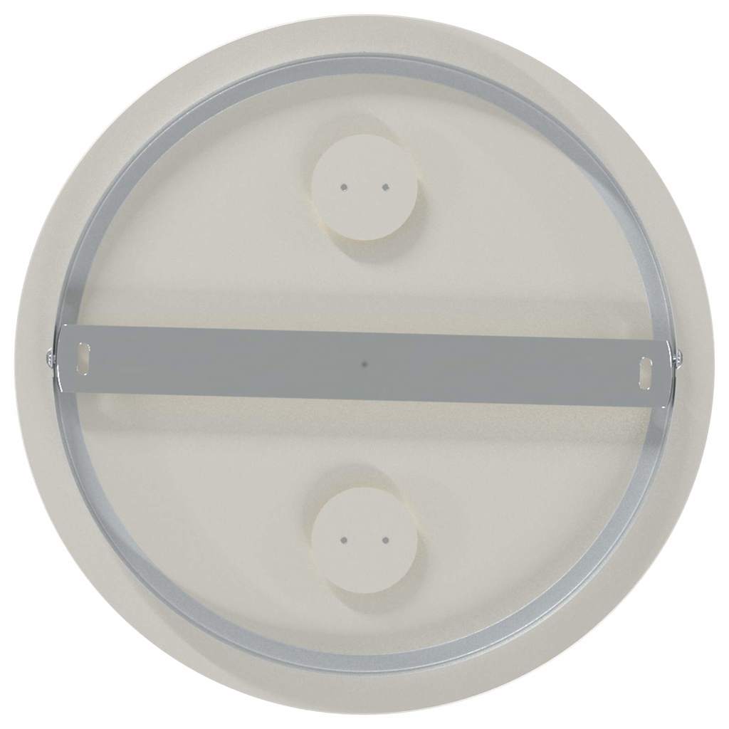 Deckenstrahler Silber 29 x 29 x 11 cm Stahl und Glas