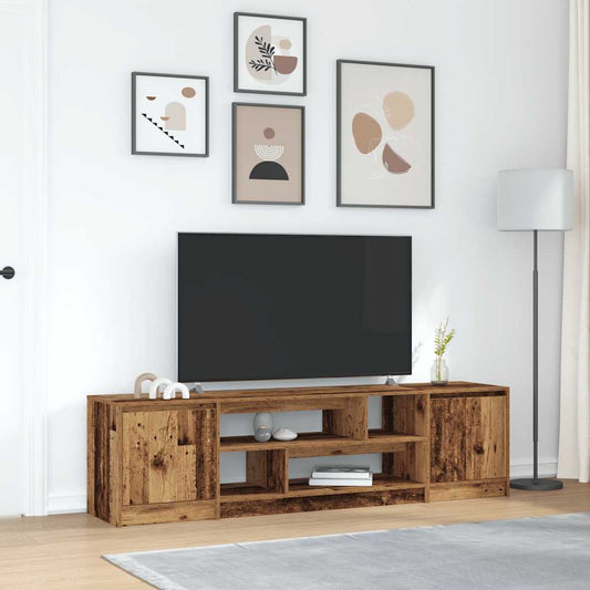 TV-Schrank Altholz-Optik 188,5x41x50 cm Holzwerkstoff