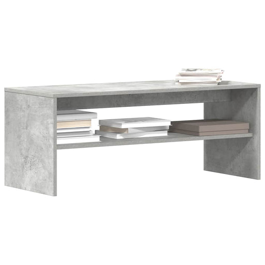 TV-Schrank Betongrau 100x40x40 cm Holzwerkstoff