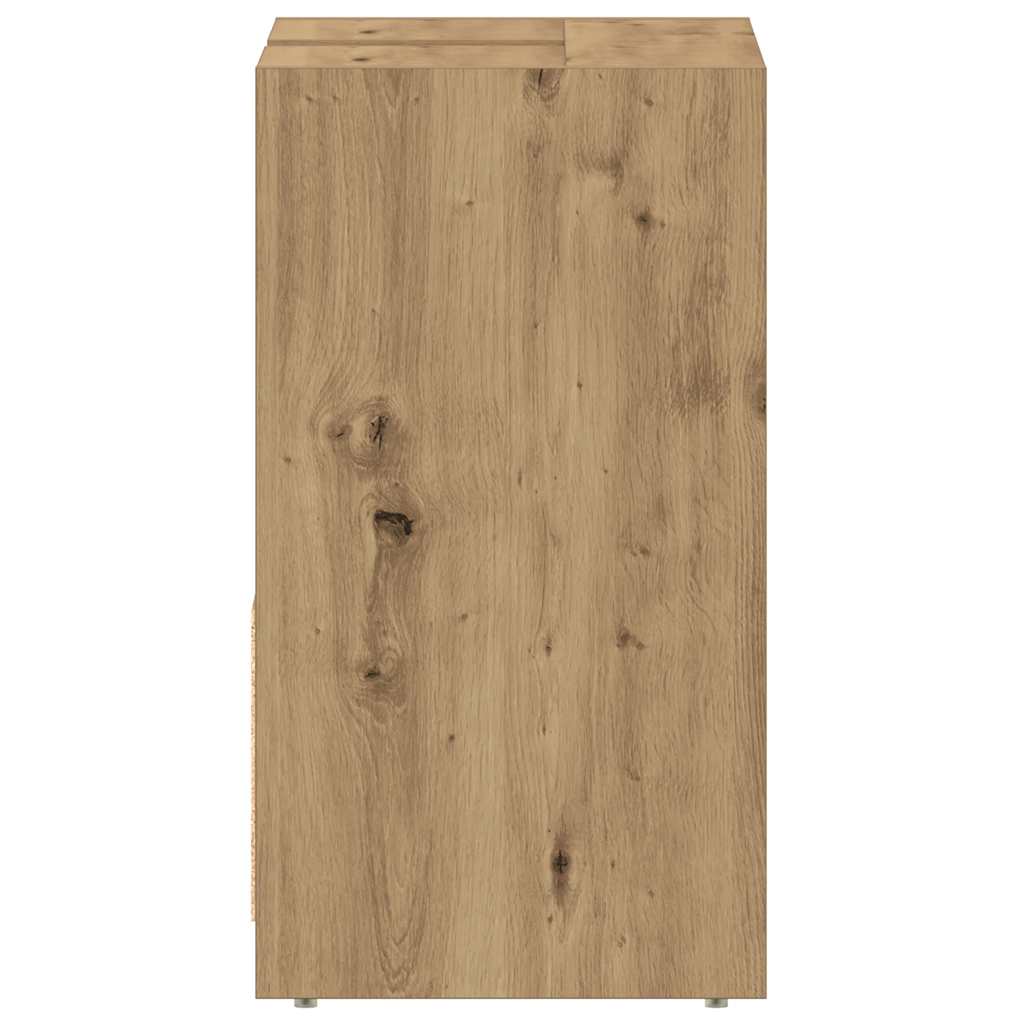 Waschbeckenunterschrank Artisan-Eiche 60x33x60 cm