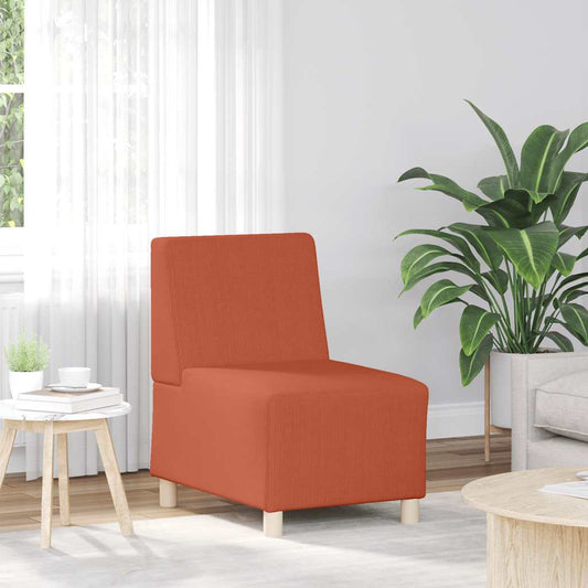 Sessel Rot Orange 55 cm Cordstoff