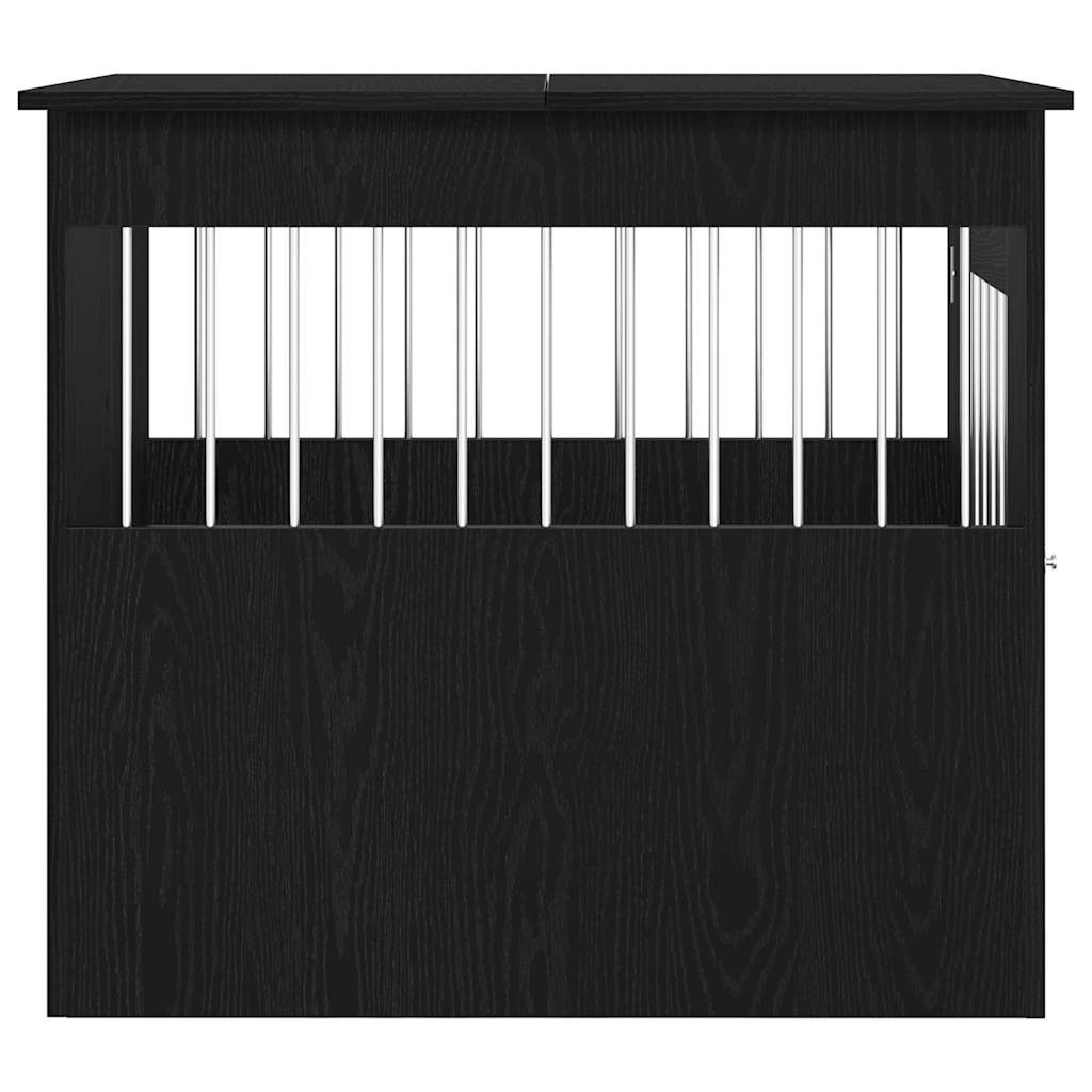 Hundebox Möbel Schwarze Eiche 64,5x80x71 cm Holzwerkstoff