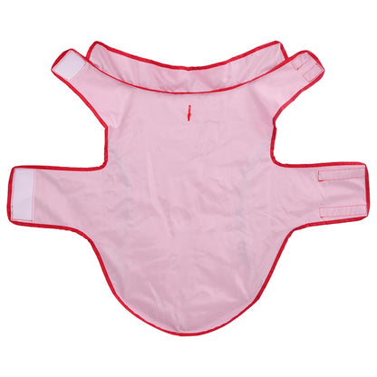 Hunde Regenmantel mit Reflexstreifen Polyester Rot XL