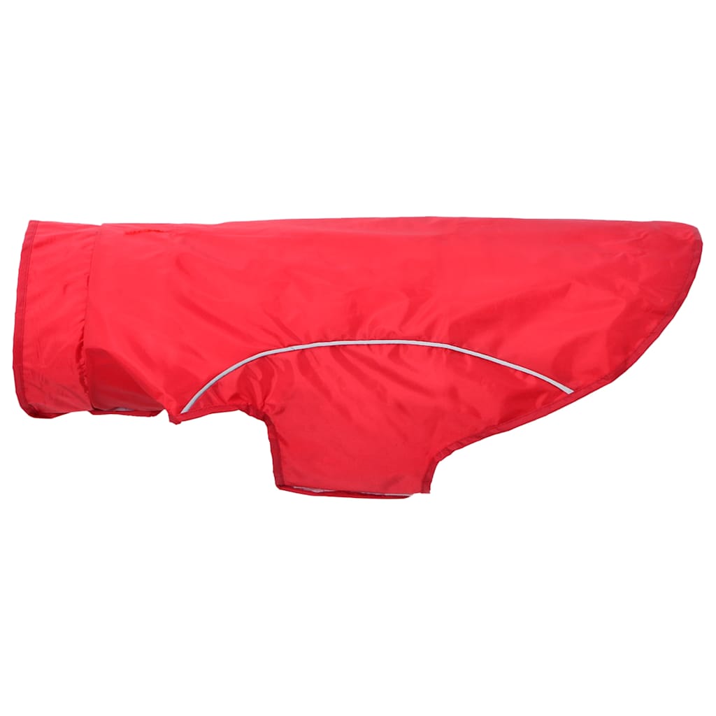 Hunde Regenmantel mit Reflexstreifen Polyester Rot XL