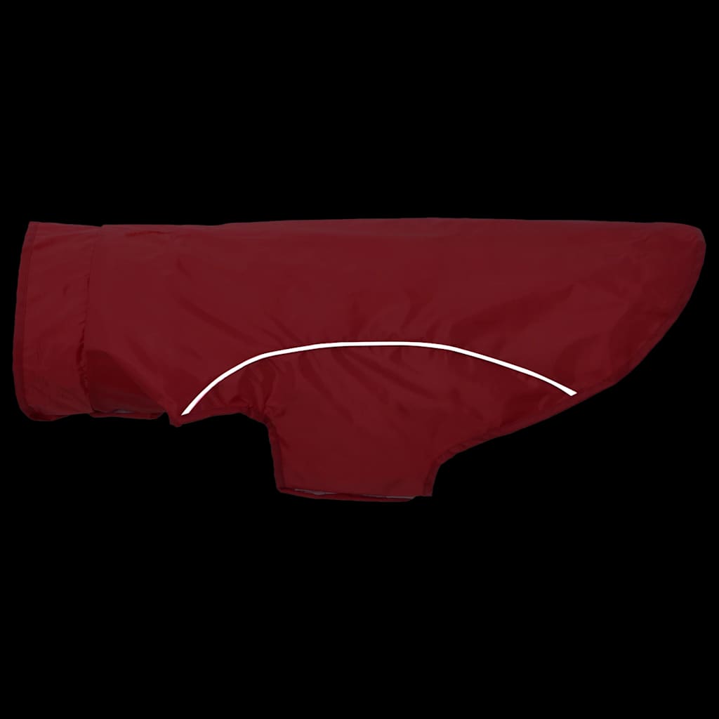 Hunde Regenmantel mit Reflexstreifen Polyester Rot XL