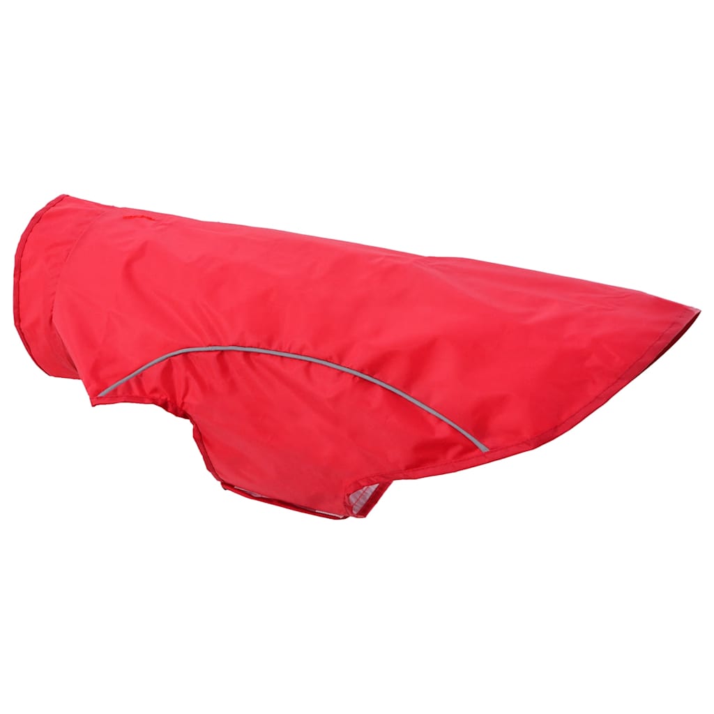Hunde Regenmantel mit Reflexstreifen Polyester Rot XL