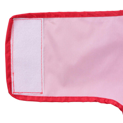 Hunde Regenmantel mit Reflexstreifen Polyester Rot XL