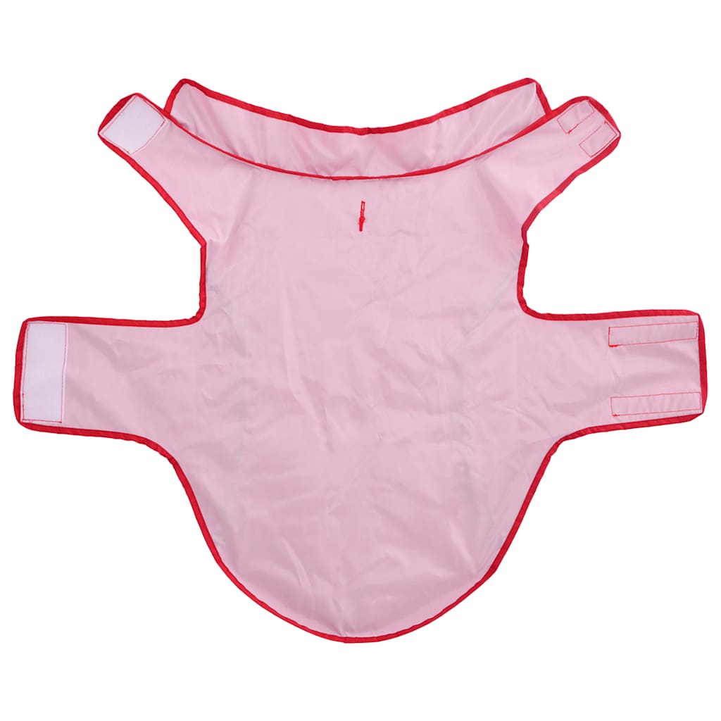 Hunde Regenmantel mit Reflexstreifen Polyester Rot 2XL