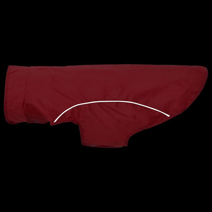 Hunde Regenmantel mit Reflexstreifen Polyester Rot 2XL